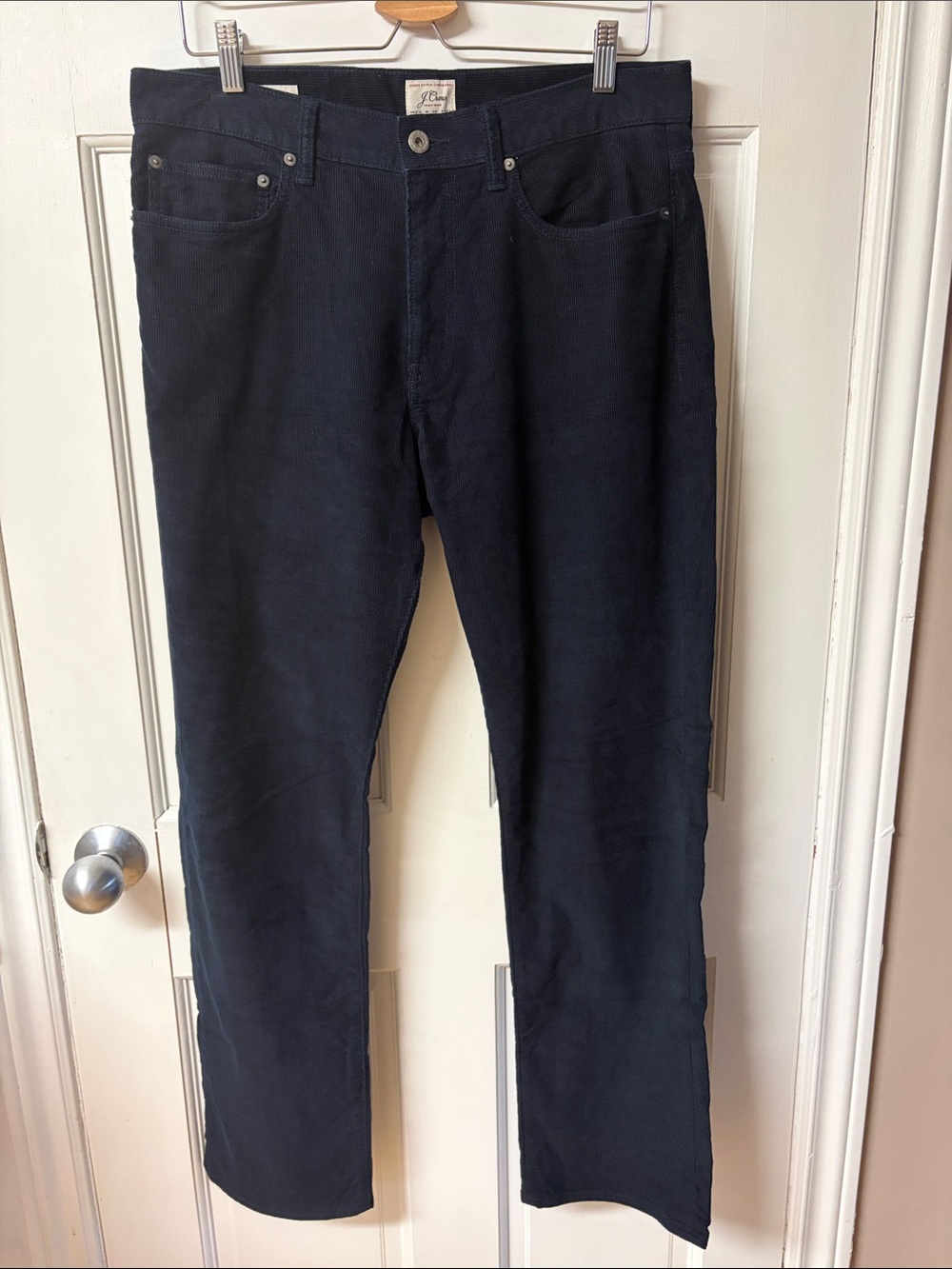 J. Crew athletic fit navy blue corduroy pants men’s size 32X32